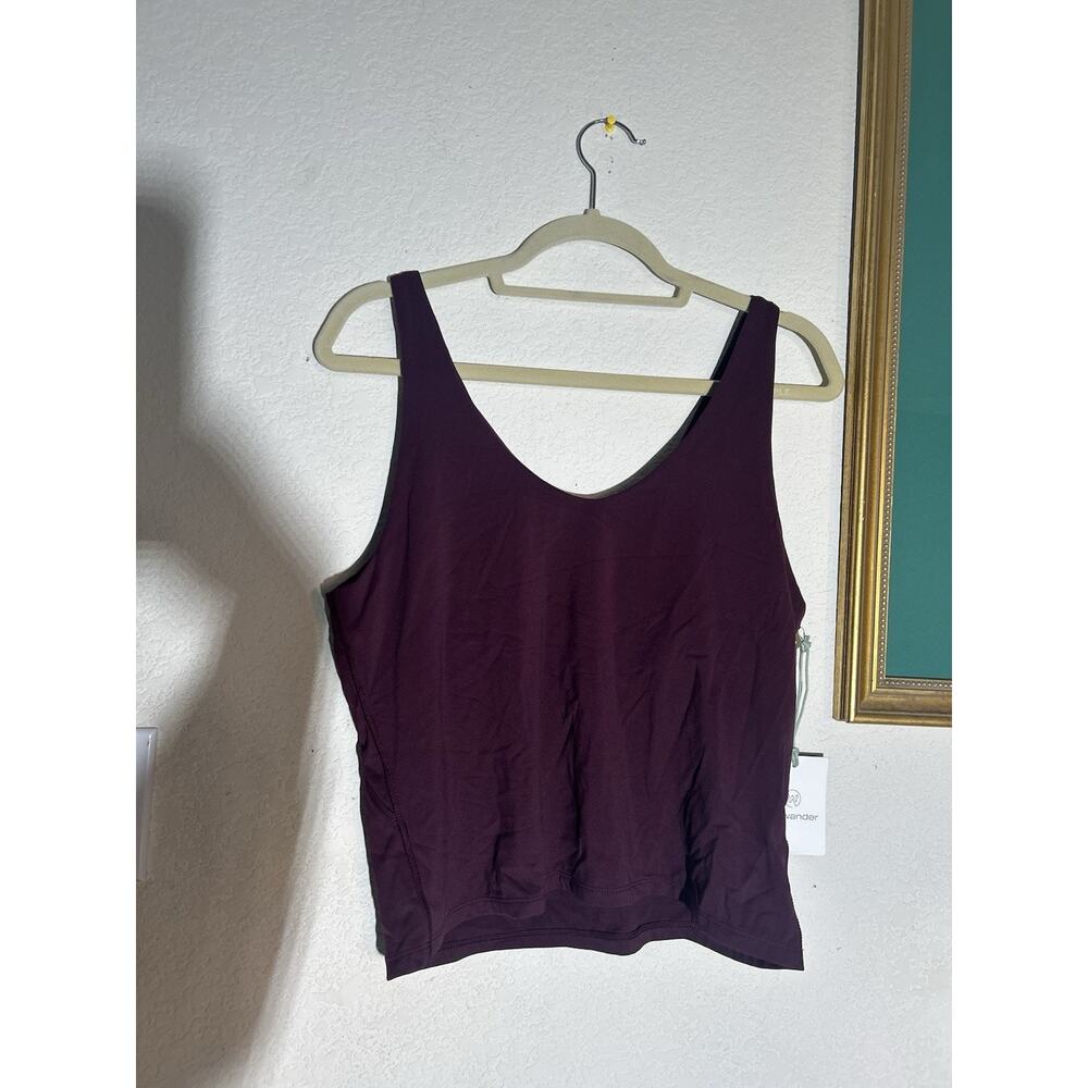 We Wander Brami Tank Top In Wine Size L NWT